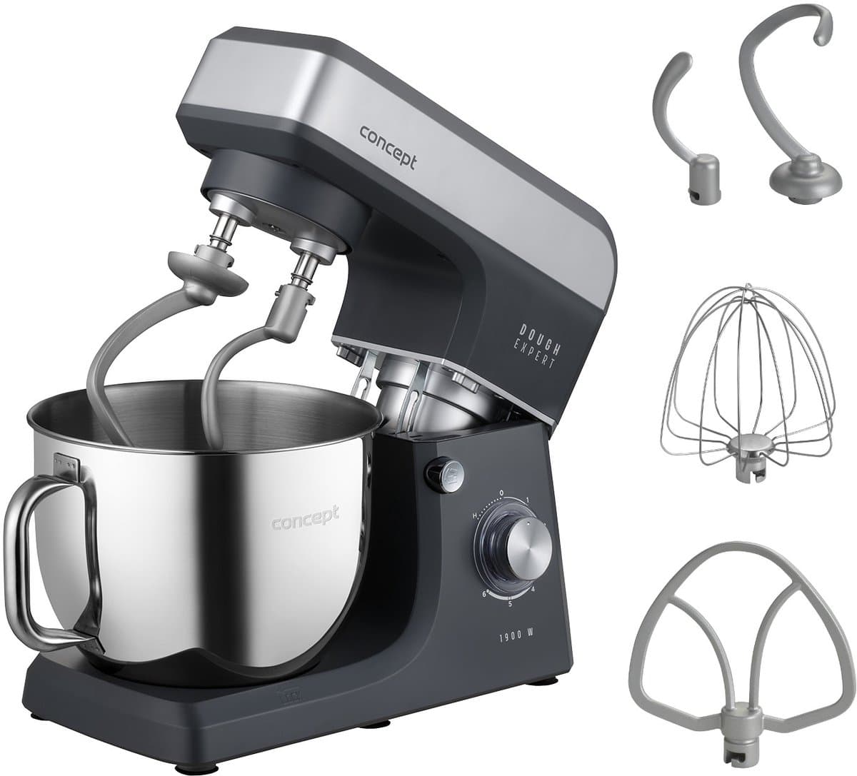 Concept Dough Expert keukenrobot - staafmixer - vermogen 1900 W- 6 verschillende snelheden, RM6010 — afbeelding 1