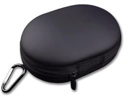 Hardcase Opbergtas voor Over-Ear Hoofdtelefoons - Waterdicht en Schokbestendig - Draagtas met Ritssluiting