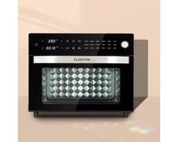 XXL Hetelpan Airfryer 30L met 18 programma's - Oven, RVS, met Rotisserie en Accessoires