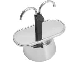 RVS Koffiezetapparaat voor 2 kopjes - Mini Moka Pot voor Italiaanse koffie - 100ML Express Moka Set