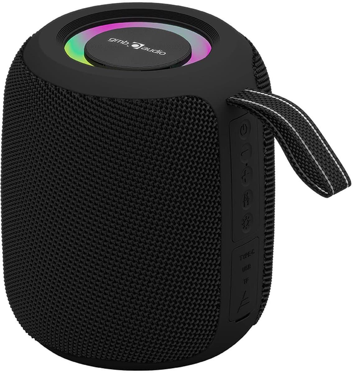 GMB-Audio Bluetooth Speaker LED Zwart Draadloos — afbeelding 1