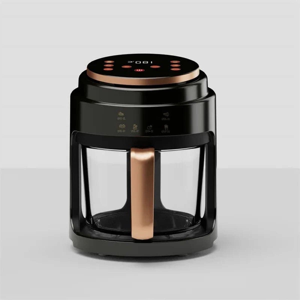 Airfryer - 3L – Heteluchtfriteuse - 1000W – Olievrij Frituren – LED Touchscreen - en 360° Hete Lucht – Voor Gezonder Koken - Veilig in Gebruik - Zwart — afbeelding 1