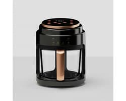 Airfryer - 3L – Heteluchtfriteuse - 1000W – Olievrij Frituren – LED Touchscreen - en 360° Hete Lucht – Voor Gezonder Koken - Veilig in Gebruik - Zwart
