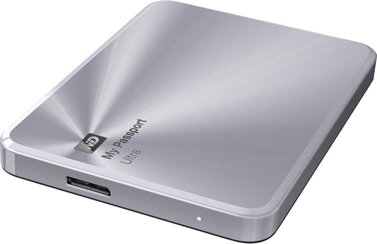 Externe Harde Schijf - Draagbare Opslag - Bestanden Back-uppen - Hardware Encryptie - 1TB Opslag - Zilver — afbeelding 1