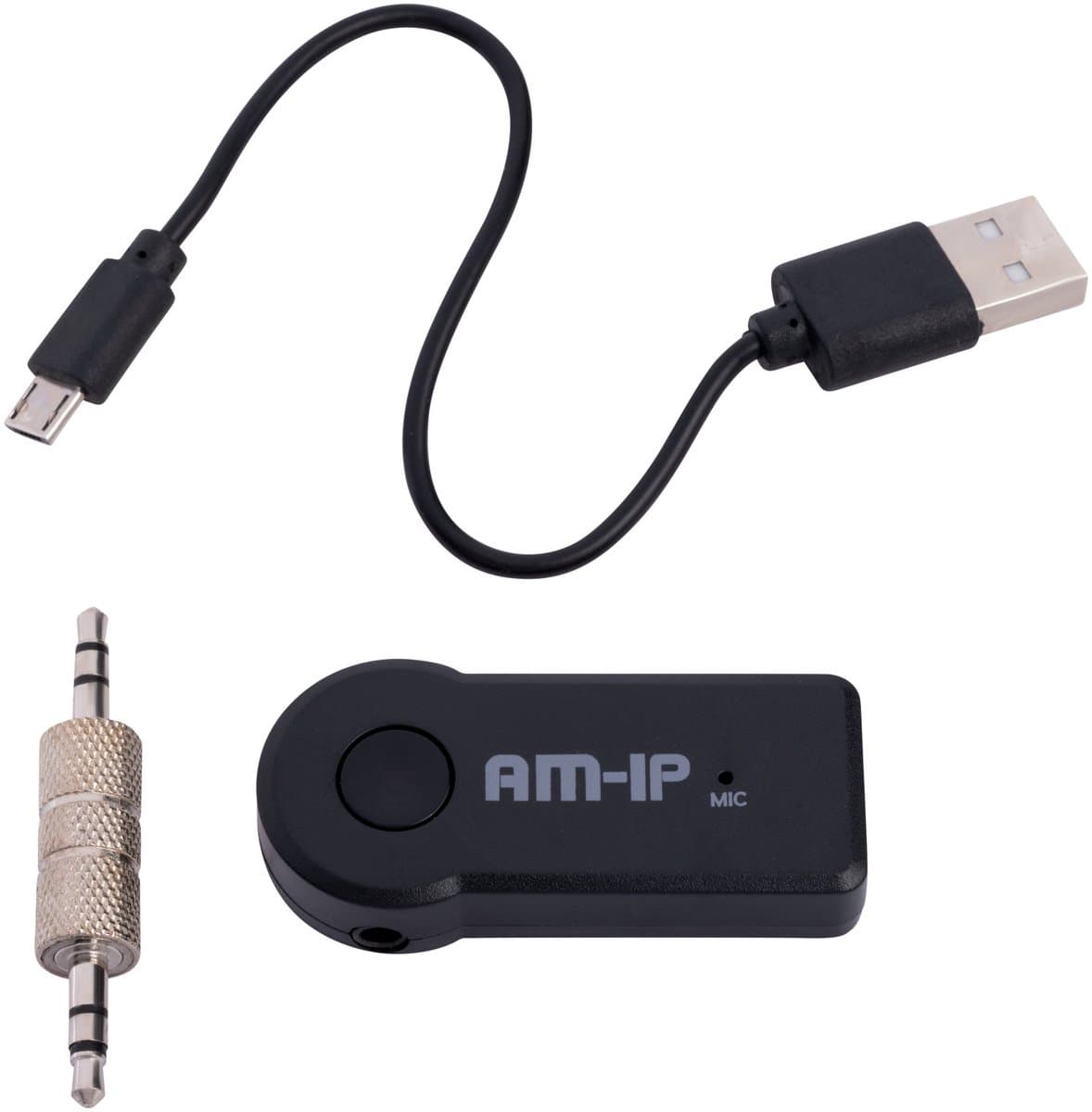 Bluetooth AUX Adapter voor Auto – Draadloze Receiver – Handsfree Bellen – 3.5mm Carkit – Muziek Streamen via Autoradio — afbeelding 1