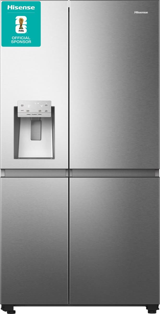 HISENSE RS818N4IID - Amerikaanse koelkast - breedte 91 cm - hoogte 179 cm - inhoud 632 l - NoFrost — afbeelding 1