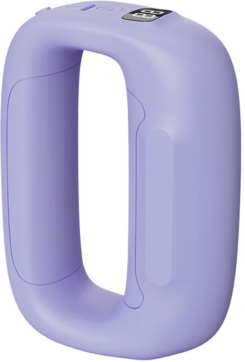 Massagepistool - Spiermassage Apparaat - Mini Massage Gun - Vibratie Massage Ring - Oplaadbare Massage Gun - LCD Display - 5 Standen - Stil - Blauw — afbeelding 1