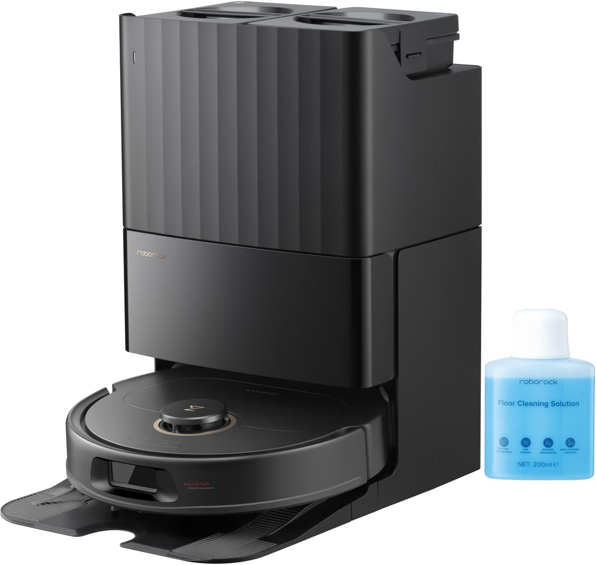 Roborock QV 35A robotstofzuiger - 8000Pa - met dweilfunctie - anti-verstrengeling - Dual Liftable Spinning Mops - Reactive Tech Obstacle Avoidance - Zelfreinigend - 2,7 L stofzak - 4 L watertank - Qrevo Plus/Qrevo upgrade — afbeelding 1