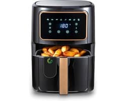 DYNA® Airfryer XXL - Mini-oven - Heteluchtfriteuse - Zwart - 36cm x 40cm x 36cm