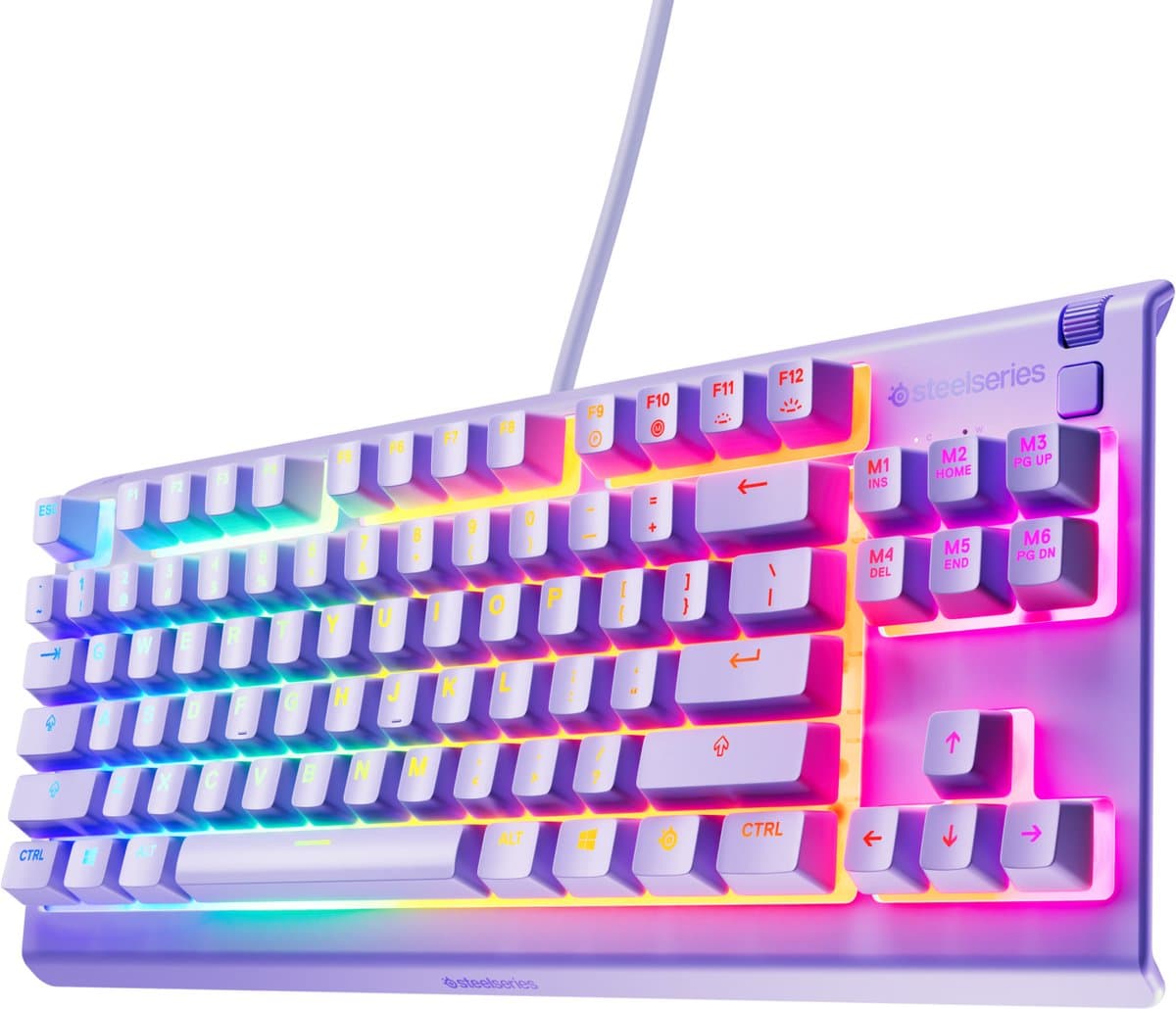 SteelSeries Apex 3 TKL Lavendel Qwerty — afbeelding 1