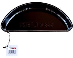 Keij Kamado BBQ Lekbak / Drip Tray Halve Maan Compact - Emaille - voor 15 inch Kamado's - Universeel