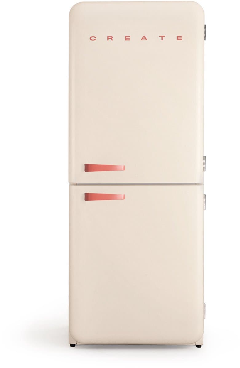 CREATE - Koelkast in retro stijl - FRIDGE RETRO COMBI 401 L — afbeelding 1