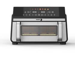 FAGOR Olievrije Friteuse - Airfryer FG10AF - Inhoud 11L - Dubbele 5,5L Tanks - Verwijderbare Verdeler - 2200W