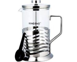 Kinghoff - Koffiemaker - Theezetter - RVS - Vaatwasser bestendig - 600 ml