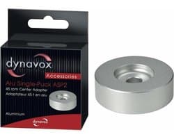 Dynavox 45 single toeren adapter aluminium ASP2