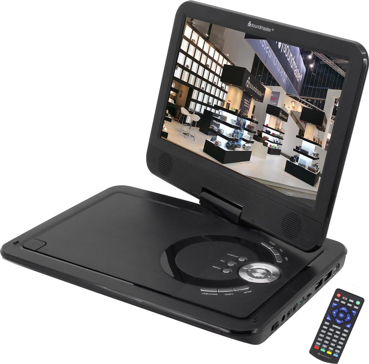 Soundmaster PDB1910SW - Portable DVD-speler met DVB-T2 HD-tuner en 10,1” TFT-LCD-scherm — afbeelding 1