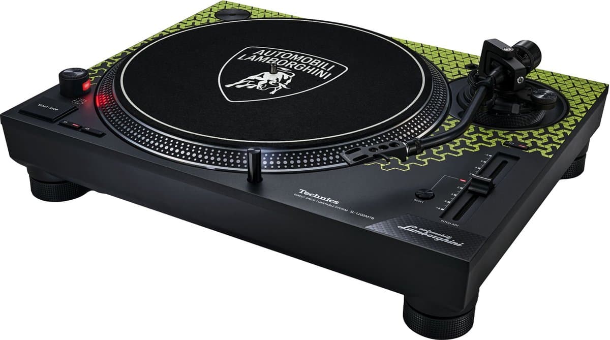 Platenspeler TECHNICS SL-1200M7PEG Lamborghini groen — afbeelding 1