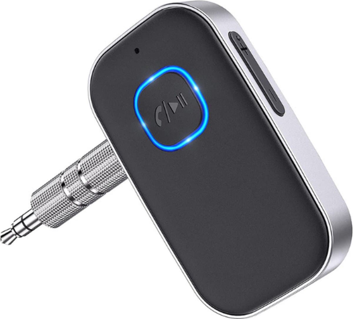 Heuts Goods - Bluetooth Receiver - BT 5.0 - 3.5MM AUX - Bluetooth Ontvanger - Handsfree Bellen - Bluetooth Audio Receiver - Bluetooth Auto via AUX — afbeelding 1