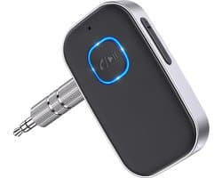 Heuts Goods - Bluetooth Receiver - BT 5.0 - 3.5MM AUX - Bluetooth Ontvanger - Handsfree Bellen - Bluetooth Audio Receiver - Bluetooth Auto via AUX