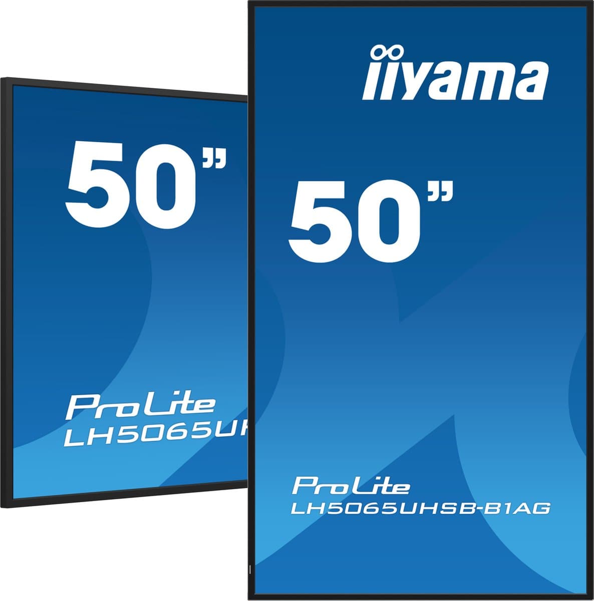 iiyama LH5065UHSB-B1AG digitaal signage flatscreen 125,7 cm (49.5") LCD Wi-Fi 800 cd/m² 4K Ultra HD zwart, met ingebouwde processor Android 11 24/7 — afbeelding 1