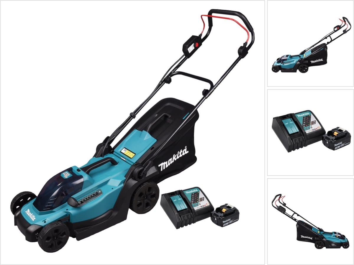 Makita DLM330RM Accu Grasmaaier - 18V - Inclusief Accu en Oplader - 33 cm Snijbreedte - Geschikt voor 450 m² — afbeelding 1