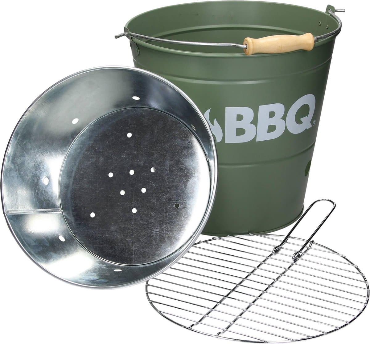 ECD Germany | Grillschaal met grillrooster en draaggreep Rocky — afbeelding 1