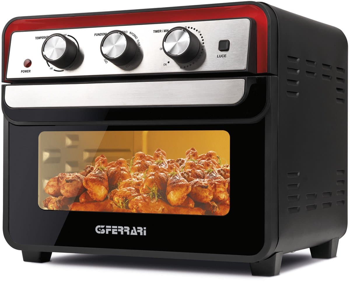 G3 Ferrari Friggisano 22L Enkel Vrijstaand 1700 W Heteluchtfriteuse Zwart — afbeelding 1