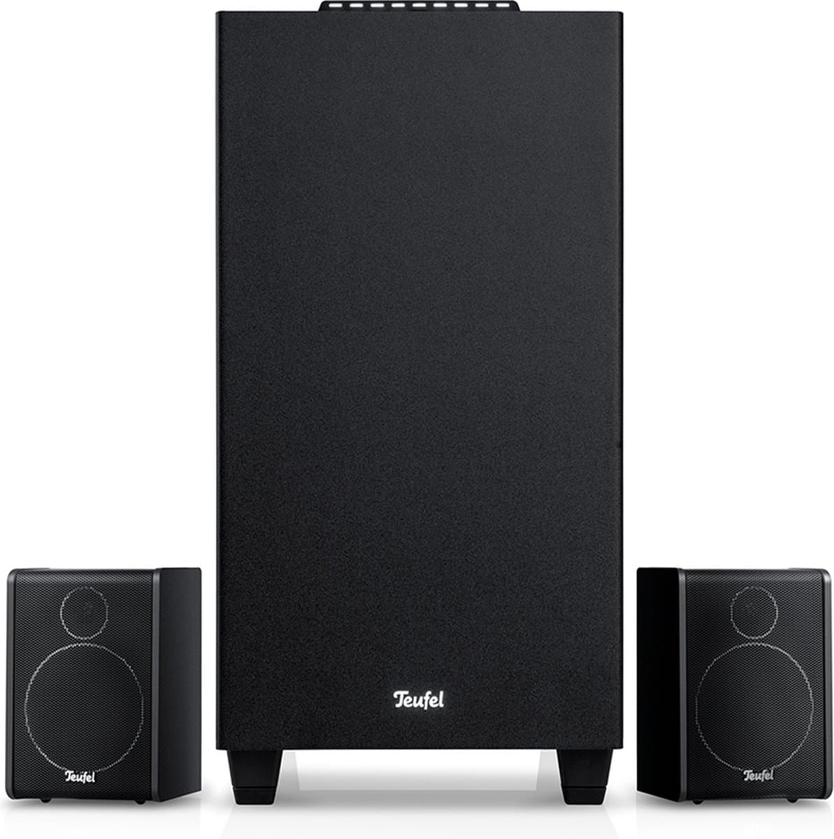 Teufel CONSONO 25 CONCEPT 2.1 set - Speelklaar 2.1-systeem - Subwoofer met geïntegreerde AV-ontvanger met bluetooth 5.0 - zwart — afbeelding 1
