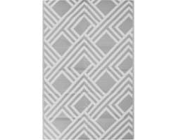 vidaXL - Buitenkleed - ARAKIL - 190x290 - cm - PP - grijs