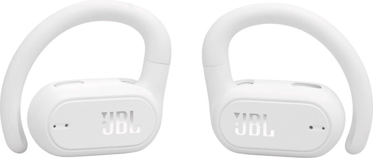 JBL Soundgear Sense - Open Ear Oordopjes - Draadloos Bluetooth - Sport Oortjes - Oorhaak (niet in het oor) - 32 uur - IP54 - Wit — afbeelding 1