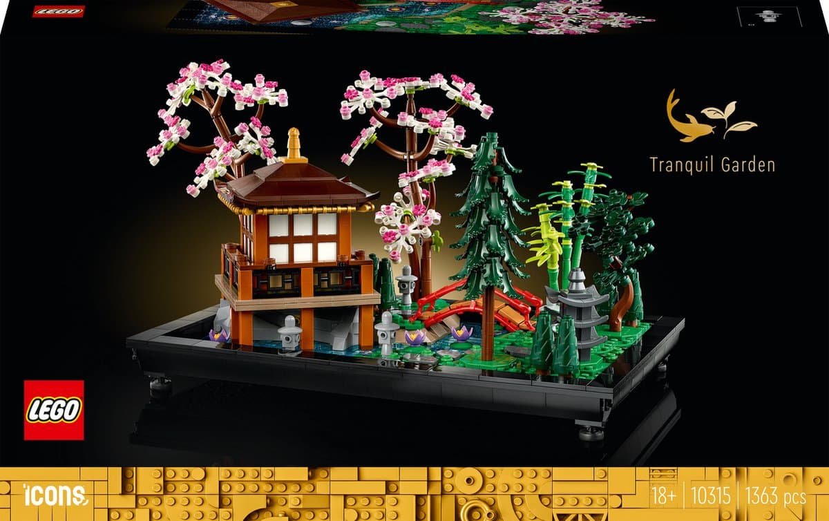 Lego Icons 10315 Rustgevende Tuin Bouwstenen — afbeelding 1