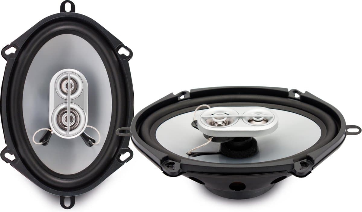 Caliber Auto Speakers - Ø 5x7x9" ovaal speaker frame - 240 Watt Totaal Vermogen - 3-weg Coaxiaal Luidspreker set (CDS5768) — afbeelding 1