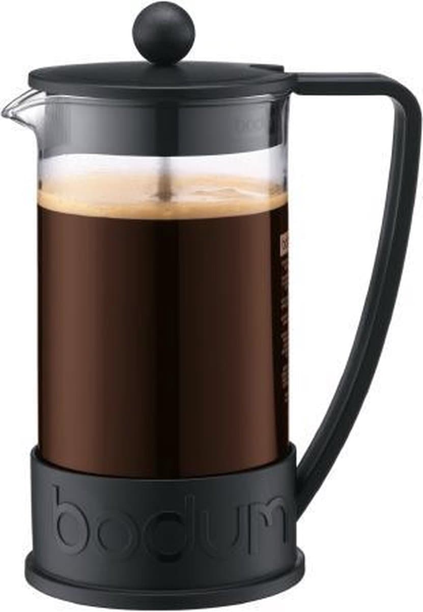 Bodum Brazil Cafetière - 8 Kops - 1,0 l - Zwart — afbeelding 1