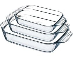 Ovenschaal set / casserole - ovenschotels, Geschikt voor oven & airfryer - Vaatwasmachinebestendig / bakvormen - Ovenbraadpan