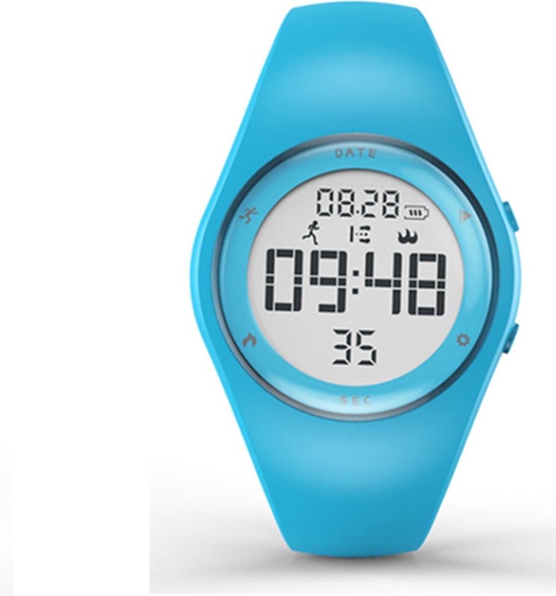 Smartwatch Kinderen - Stopwatch - Stappen - Waterdicht - Blauw — afbeelding 1