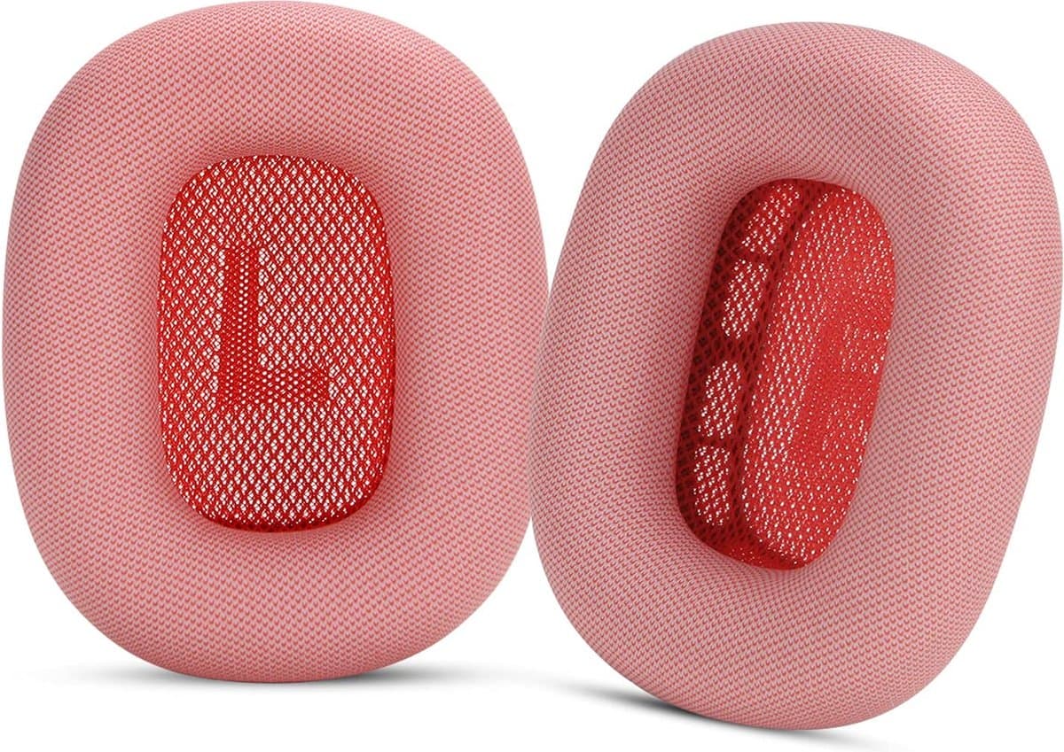 Mix Media koptelefoon oorkussens geschikt voor Apple Airpods Max Rood — afbeelding 1