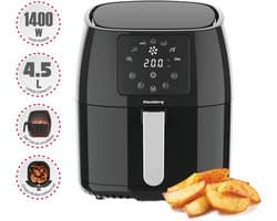 Klausberg 7551 - Digitale heteluchtfriteuse XL 4,5L - Family size - Airfryer