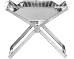 Opvouwbare houtskoolgrill Travel Mustang 60x40cm