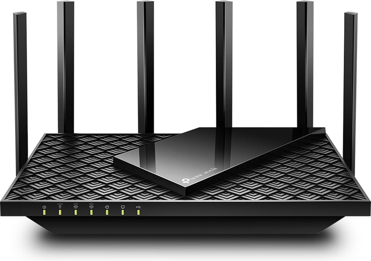 TP-Link Archer AXE5400 tri-band gigabit wifi 6E router, zwart — afbeelding 1