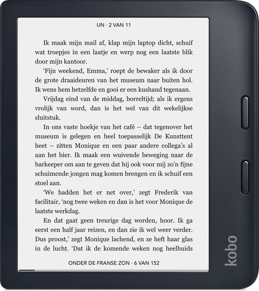 Kobo Libra 2 - E-reader - 7 inch - 32GB - Luisterboeken - Zwart — afbeelding 1