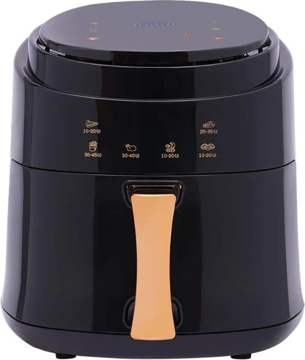 Cheffinger Cf-Afry8: Digitale Led-Luchtfriteuse Van 1400W - 8L Zwart Airfryer — afbeelding 1