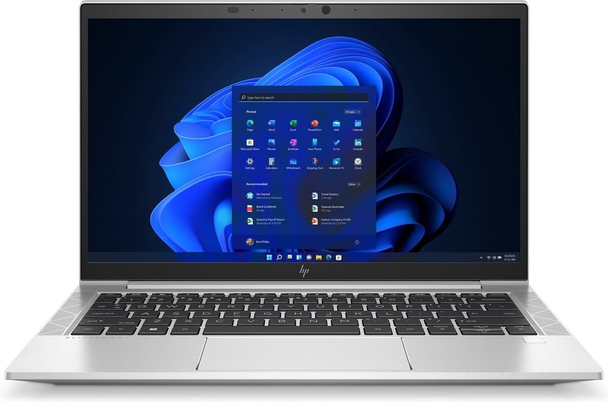 HP EliteBook 830 G8 Intel® Core™ i5 i5-1135G7 Laptop 33,8 cm (13.3") Full HD 8 GB DDR4-SDRAM 256 GB SSD Wi-Fi 6 (802.11ax) Windows 10 Pro Zilver — afbeelding 1
