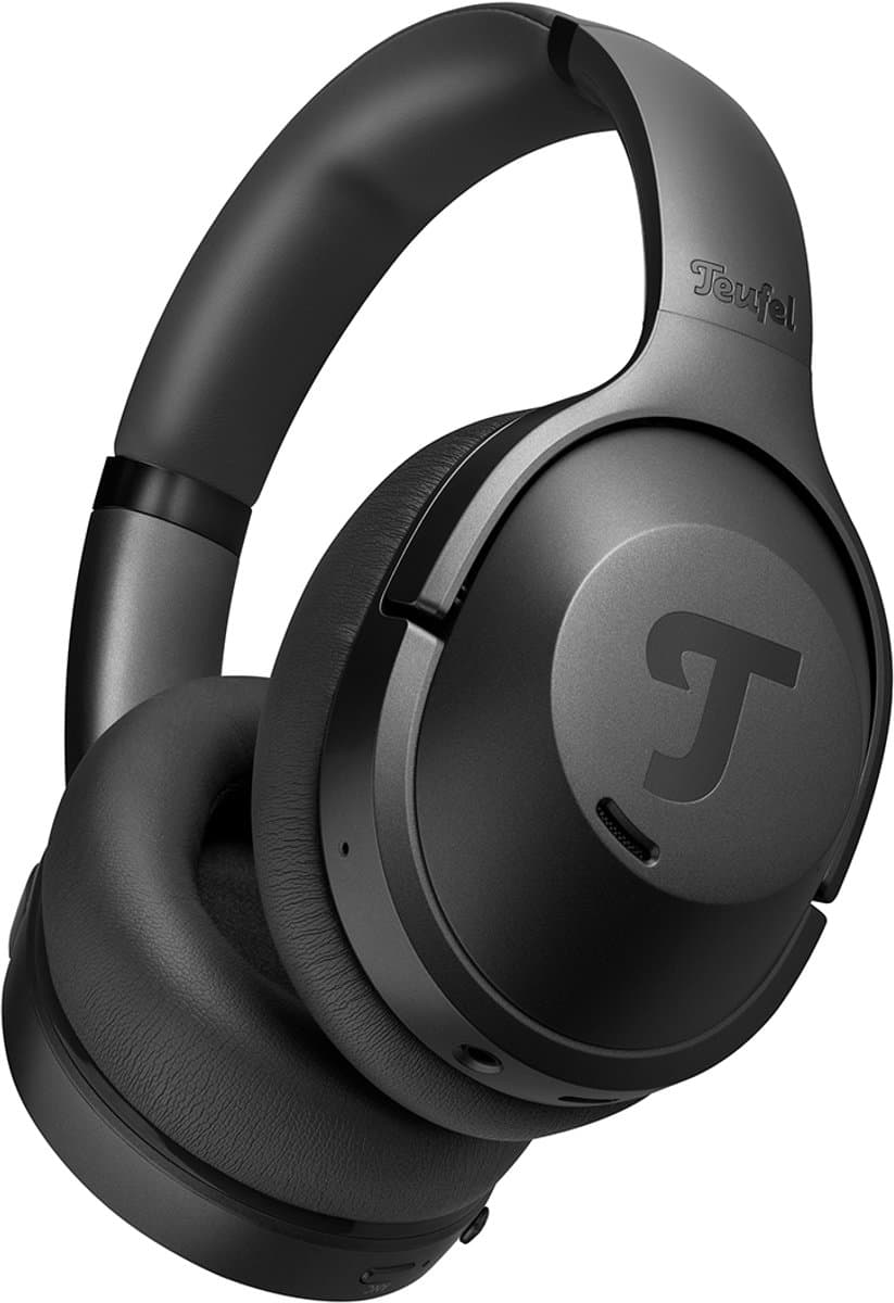 Teufel REAL BLUE NC 3 - Gesloten bluetooth over-ear koptelefoon met Active Noise Cancelling (ANC) - Lange speelduur - Night Black — afbeelding 1