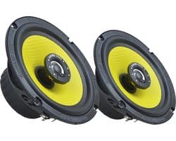 Ground Zero Titanium GZTF 6.5X - Autospeakers - 16,5 cm - 2-Weg Coaxiale Auto Speaker Set - 130W