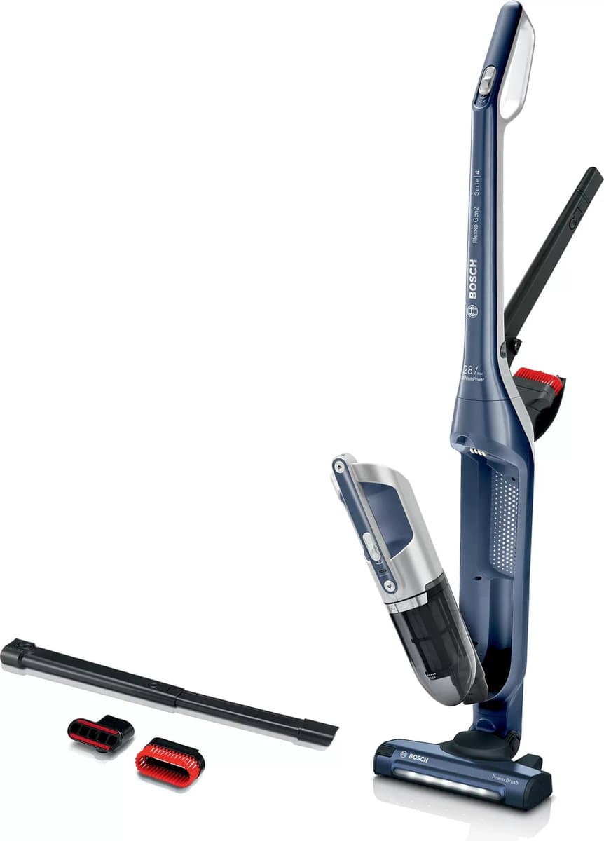 Bosch Flexxo BBH3K2800 - draadloze steelstofzuiger - zakloos - blauw — afbeelding 1