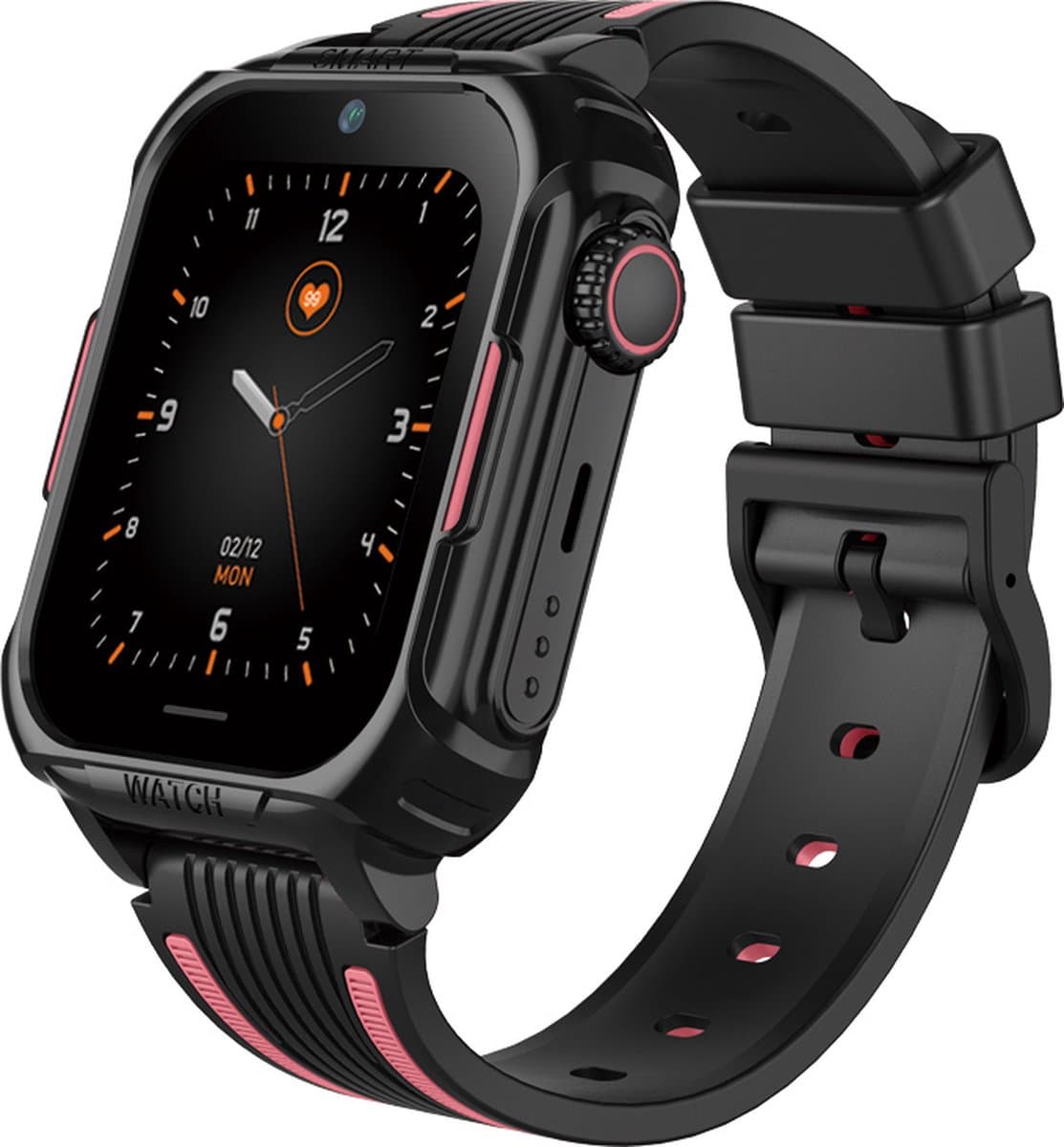 Wiesba WB39B - smartwatch kinderen - gps horloge kind - kinderhorloge bellen - gps tracker kinderhorloge - kinderhorloge met gps - kinderhorloge - Roze — afbeelding 1