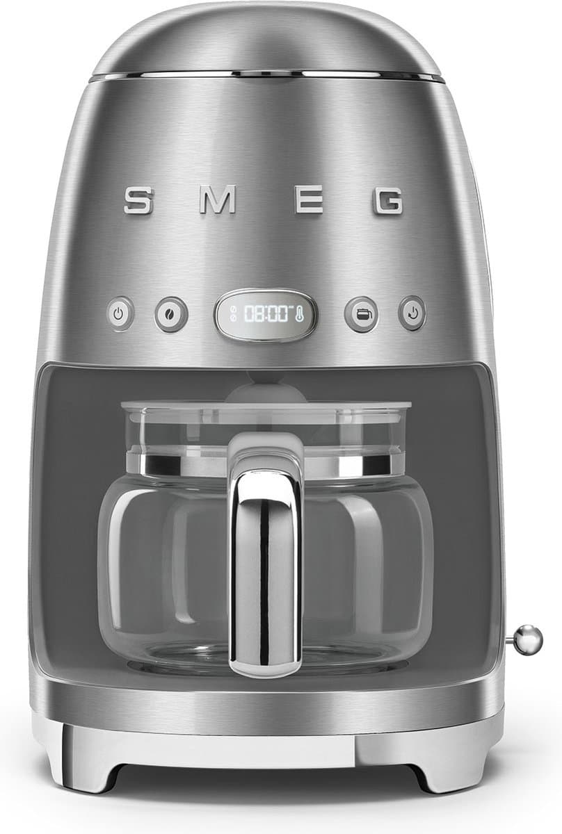 SMEG DCF02SSEU - Filterkoffiemachine - Steel - Warmhoudfunctie — afbeelding 1