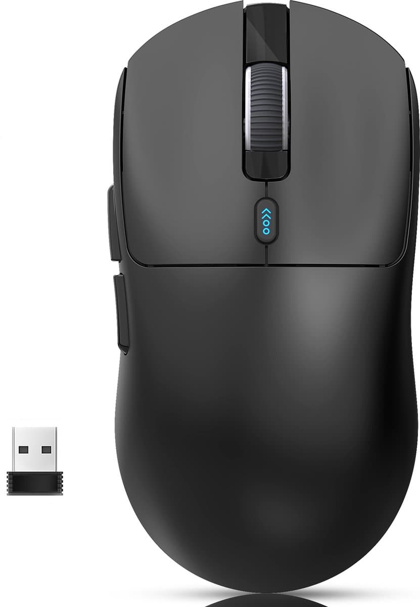 Fuegobird T68 - 2.4G Draadloze Gaming Muis - 12000DPI - PAW3311 - FPS/MOBA/MMO - Gaming muizen - Ultra licht - Zwart — afbeelding 1