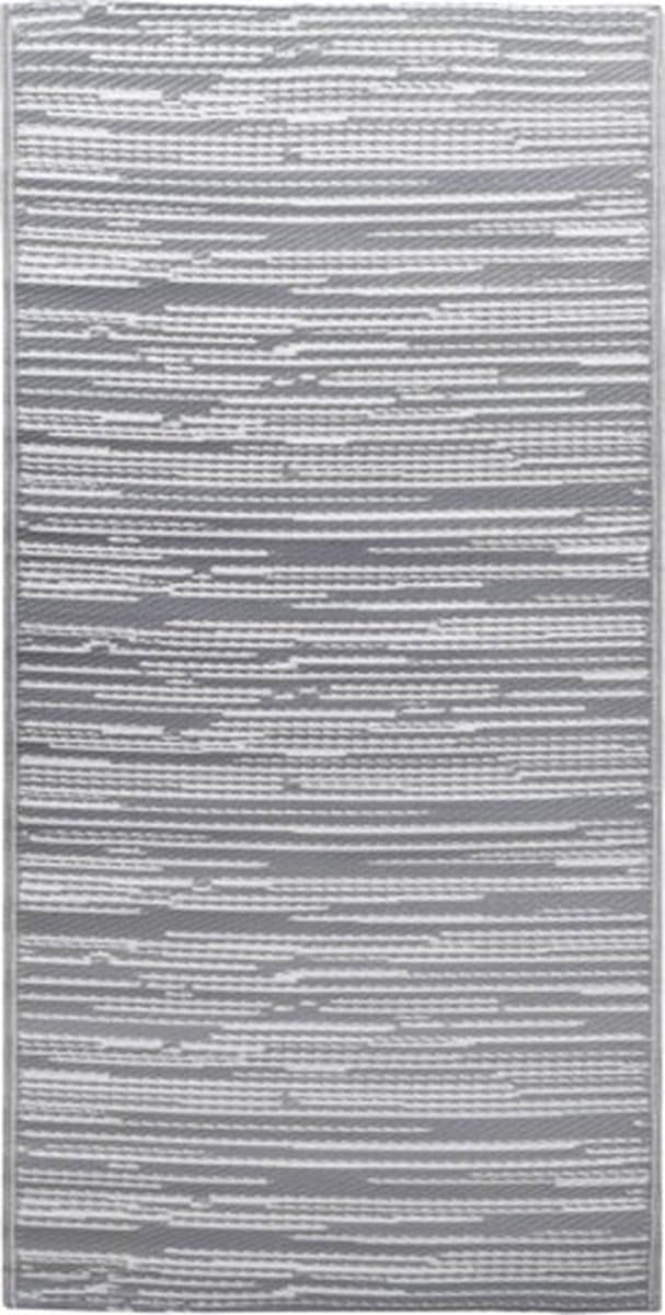 vidaXL - Buitenkleed - ARAKIL - 120x180 - cm - PP - grijs — afbeelding 1