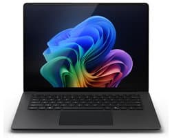 Microsoft Surface Laptop 8 Copilot+ PC Intel Core Ultra X7 368H 38,1 cm (15") Touchscreen 32 GB LPDDR5x-SDRAM 512 GB SSD Wi-Fi 7 (802.11be) Windows 11 Pro Zwart QWERTY